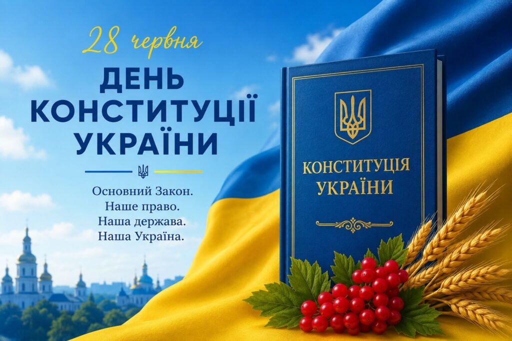 Вітаємо з Днем Конституції України!